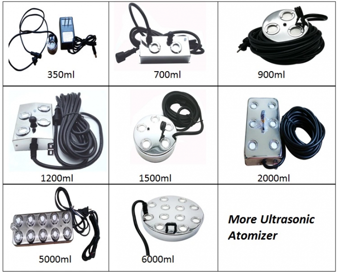 4.6A 300W Ultrasonic Atomizing Transducer 3.5KG Ultrasonic Transducer Fogger 2