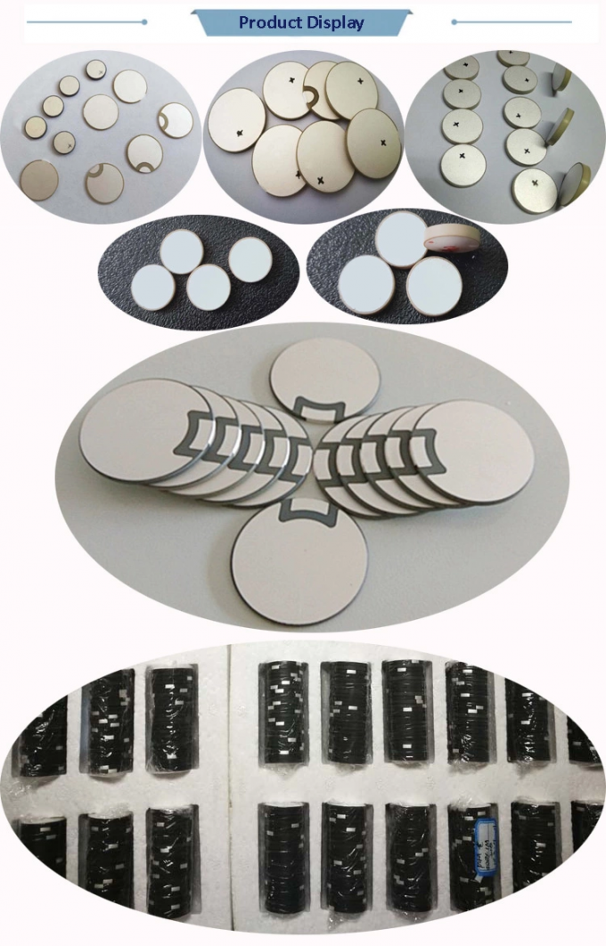 20mm Piezoelectric Ceramic Material Half PZT Piezoelectric Ceramic Disc 4