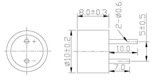 10mm 40khz smallest Ultrasonic Transmitter Receiver Waterproof Ultrasonic Transducer 0