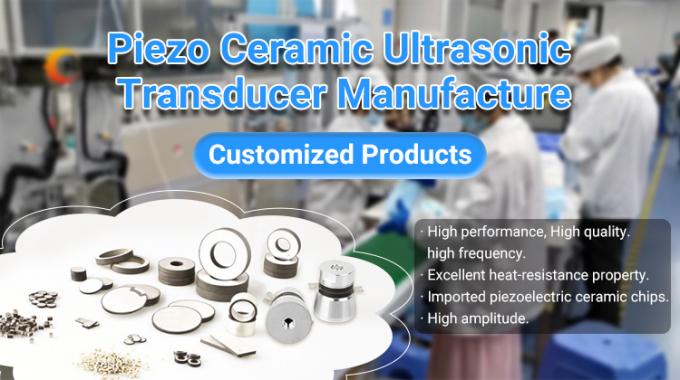 Standard Shapes Piezoelectric Ceramic Piezo Transducer Ultrasonic Medical Use 0