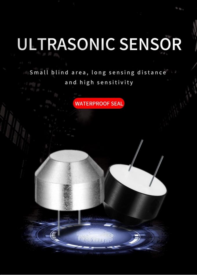 18mm 40khz 140V Aluminum Waterproof Ultrasonic Transducer Sensor 1