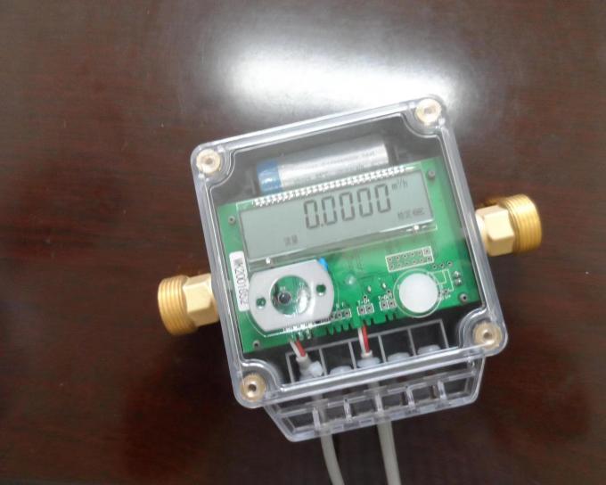 Small Size Piezoceramic Flow Meter Ultrasonic 1MHz Water Flow Sensor 2